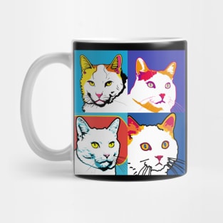 Turkish Van Pop Art - Cat Lover Gift Mug